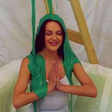 HotWamHD: Antonia's Gunge Yoga Leotard Try-on now in UMD store!