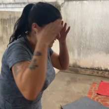 Wam Bagheera Studio: Bagheera Gets Soaked in The Rain in Gym Clothes