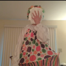 Big Bird the Clown: First time doing a Pie Quiz