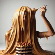 splathair2020: AI Women and Peanut Butter