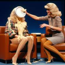 Sir Sloppy: Blonde Talk show host gone wild!