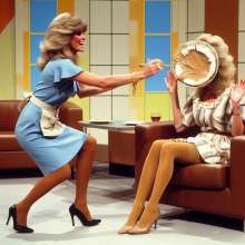 Sir Sloppy: Blonde Talk show host gone wild!