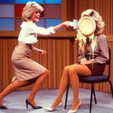 Sir Sloppy: Blonde Talk show host gone wild!