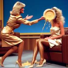 Sir Sloppy: Blonde Talk show host gone wild!
