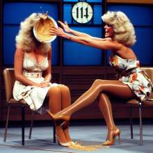 Sir Sloppy: Blonde Talk show host gone wild!