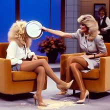 Sir Sloppy: Blonde Talk show host gone wild!