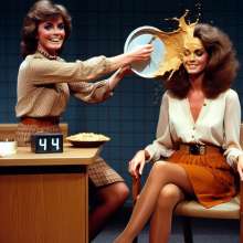 Sir Sloppy: Brunette Talk show host