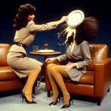 Sir Sloppy: Brunette Talk show host