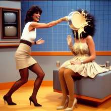 Sir Sloppy: Brunette Talk show host
