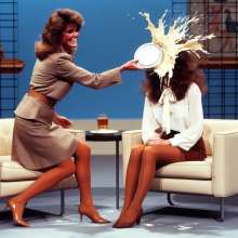 Sir Sloppy: Brunette Talk show host