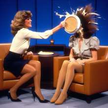 Sir Sloppy: Brunette Talk show host