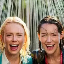 soakher: The office ladies and the outdoor shower
