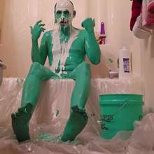 Dbolt87: D-Bolt Paints Himself Green