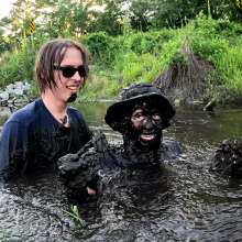 Jayce: Deep Sinking-"Tar" Mud+Peat in Public!  W/ Tannerqs!