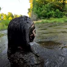 Jayce: Deep Sinking-"Tar" Mud+Peat in Public!  W/ Tannerqs!