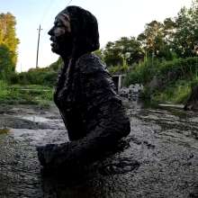 Jayce: Deep Sinking-"Tar" Mud+Peat in Public!  W/ Tannerqs!