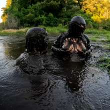 Jayce: Deep Sinking-"Tar" Mud+Peat in Public!  W/ Tannerqs!