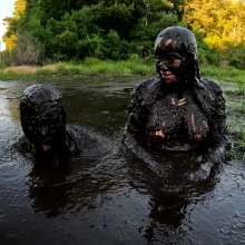 Jayce: Deep Sinking-"Tar" Mud+Peat in Public!  W/ Tannerqs!