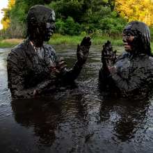 Jayce: Deep Sinking-"Tar" Mud+Peat in Public!  W/ Tannerqs!