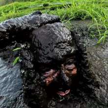 Jayce: Deep Sinking-"Tar" Mud+Peat in Public!  W/ Tannerqs!
