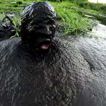 Jayce: Deep Sinking-"Tar" Mud+Peat in Public!  W/ Tannerqs!