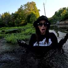 Jayce: Deep Sinking-"Tar" Mud+Peat in Public!  W/ Tannerqs!