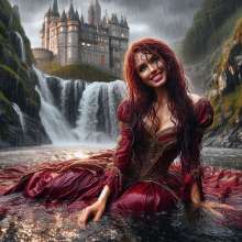 Wetmaxiskirts: Mediaeval Princesses Indulge Their Fantasies (Wetlook)