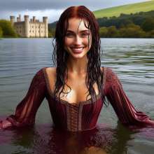 Wetmaxiskirts: Mediaeval Princesses Indulge Their Fantasies (Wetlook)