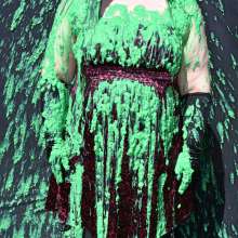 JD and Messy Andi: Satin Dress Mess!