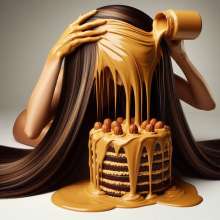 splathair2020: AI Women and Peanut Butter