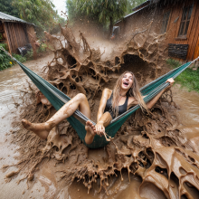 Bobographer: Mudslide--The Movie--scene seven--Backyard Mayhem