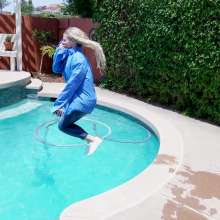 Custom Fetish Shoots: Harley Get Clothes Wet in the Pool