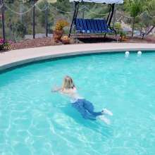 Custom Fetish Shoots: Harley Get Clothes Wet in the Pool