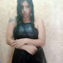 Hikari-Studio-Wam: Hikari with Mini Skirt in the Shower