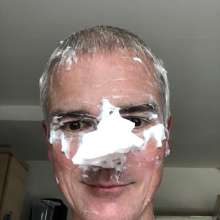 sewersyd: How much shaving foam can you get to stick to your nose?