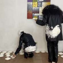 Wam Bagheera Studio: Messy Leather War; 40 Pies + 2 Buckets of Chocolate