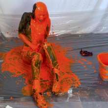 Larzstord: Mia Brooks Plays in Paint