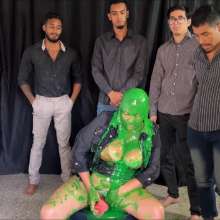 RevSlymsford: Milf Dani's Ma Covered In Slime and Wanks To Climax