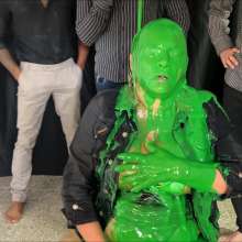 RevSlymsford: Milf Dani's Ma Covered In Slime and Wanks To Climax