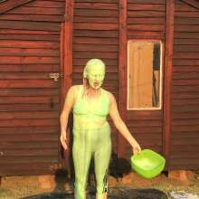 Thefetishgirl: Out Door Slime and Pie Fun