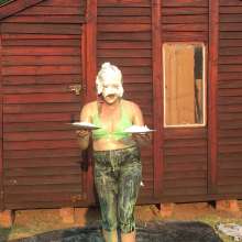 Thefetishgirl: Out Door Slime and Pie Fun