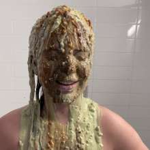 Slimed Models: Regan Slimed With a New Gross Slime Recipe, Naked!