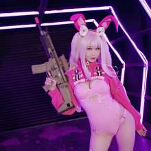 RSSRuinStreetStyle: Nikke Goddess Of Victory Bunny Girl Alice Slimy and Sexy Wetlook