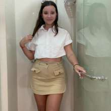 WetPlace: Stunning Anny Shower In Cream Skirts