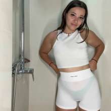 WetPlace: Stunning Anny Shower In White Clothes