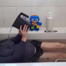 Thefetishgirl: Turtle Neck Bath Fun