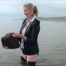 custardcouple: Wet Suit After Work 2