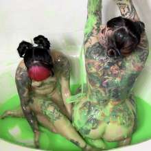 SlickChicksnet: 4th of July, Hex Pops Rosa's Slime Cherry!