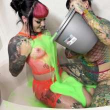 SlickChicksnet: 4th of July, Hex Pops Rosa's Slime Cherry!