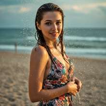 Sleazoid44: Beach Showers!